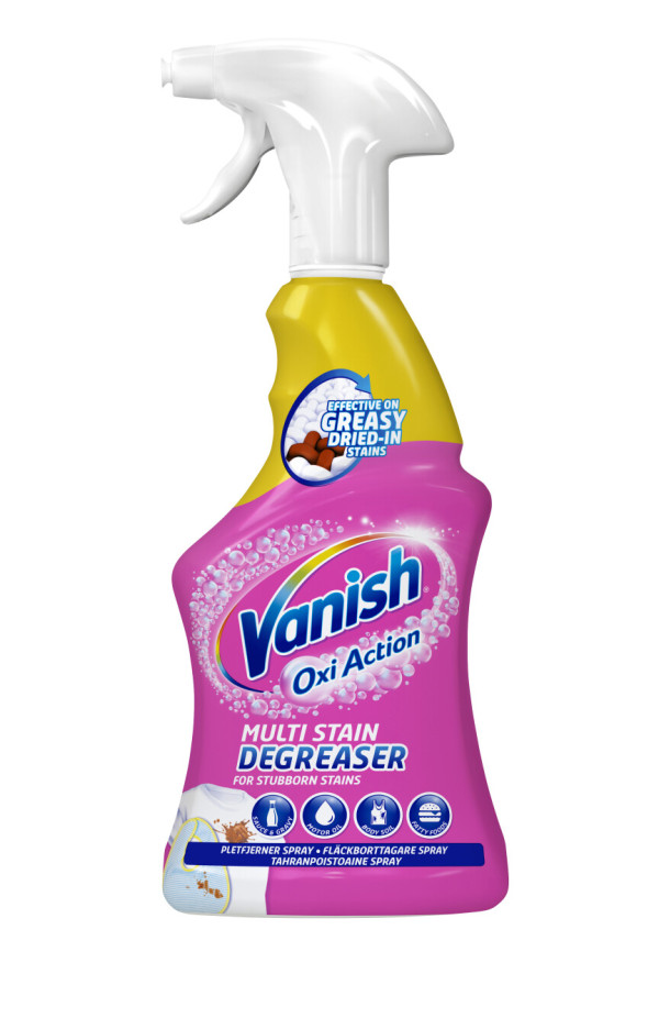 Vanish Oxi Action Stain Remover 500Ml Multi Stain Degreaser Spray