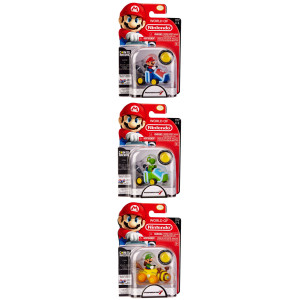 Nintendo Super Mario 3.5 Coin Racers includes Signature Die Cast Coin to  perform Kart Wheelies and 360's 