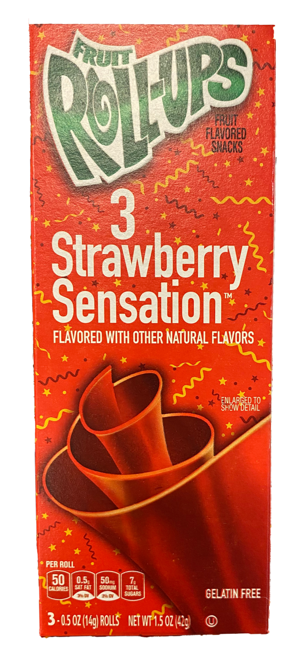 Fruit Roll Ups Strawberry Sensation 435g General Mills Eko 